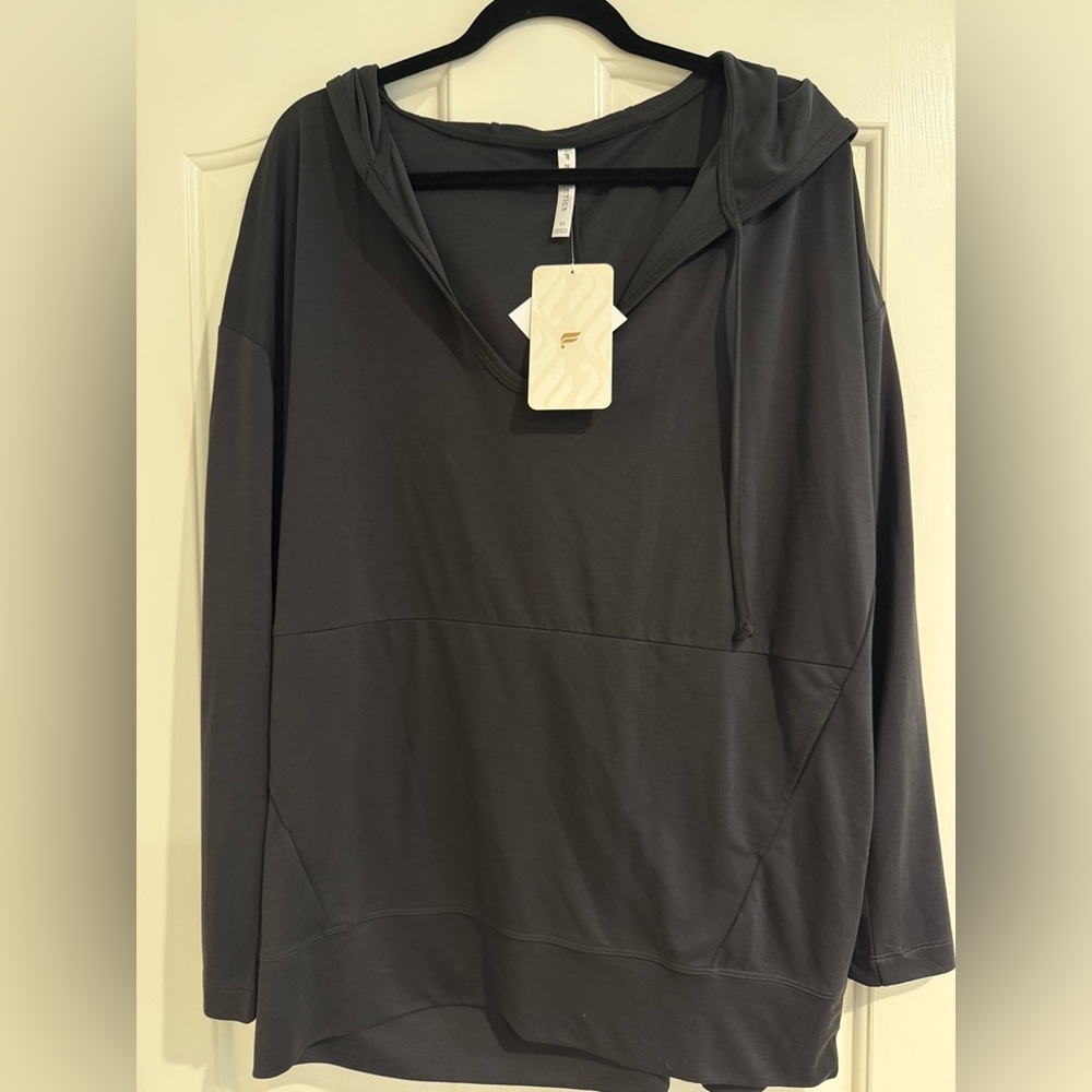 Soft black fabletics Hoodie